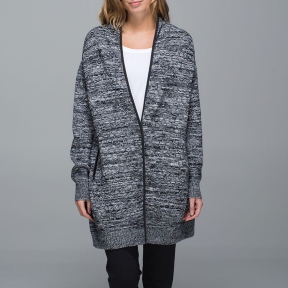 lululemon athletica Sweaters - Lululemon cardi all day merino wool sweater cardigan